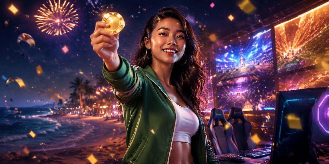 Sự kiện cá cược esports tại lễ hội Mũi Né với màn hình lớn và không khí sôi động
